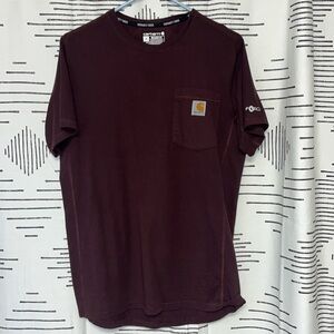 Carhartt force maroon shirt
